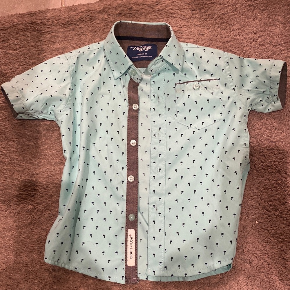 Little boys button shirt